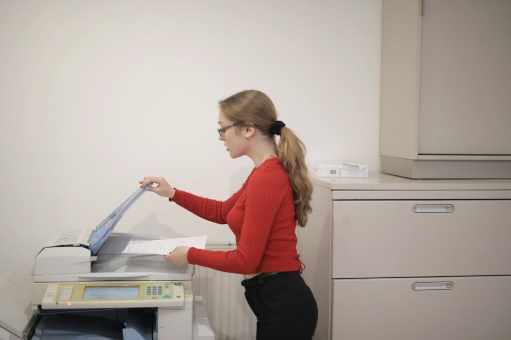 How does a photocopier work
