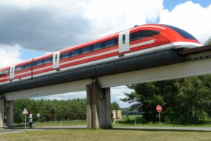 How does a Maglev train work?