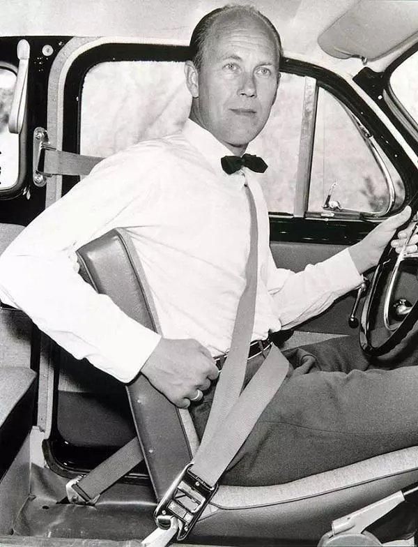 Nils Bohlin – inventor of the three-point seatbelt