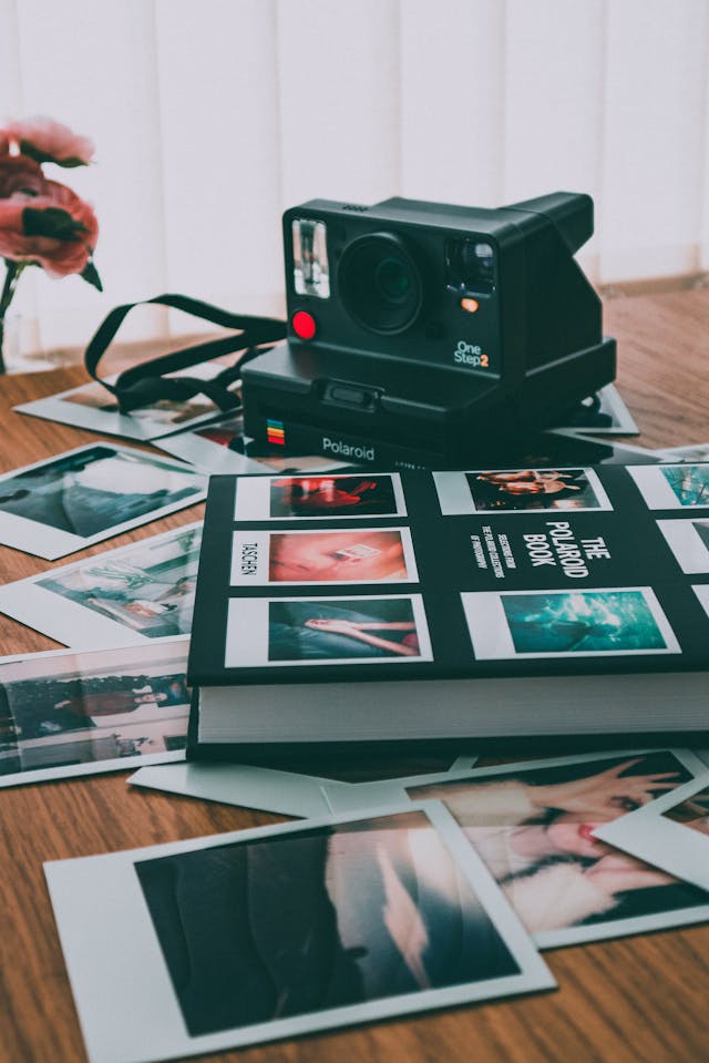 How does a Polaroid camera work?