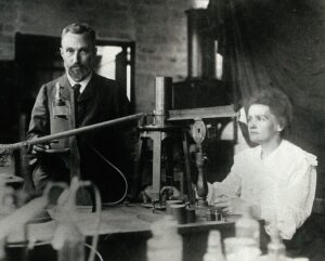 What did Marie Curie win two Nobel Prizes for?